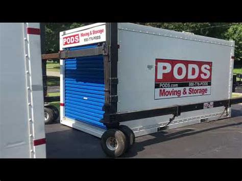 First Time using PODS for moving. - YouTube