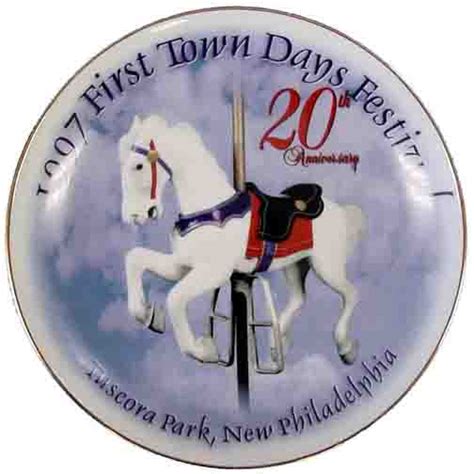 First Town Days Plates Photos & History New …