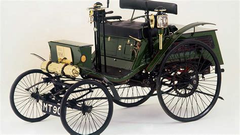 First automotive. In 1769 Nicolas-Joseph Cugnot built a three-wheeled steam-driven vehicle that is considered to be the first true automobile. Because of the heavy weight of the steam chamber in the front, it had a tendency to tip over when not hauling cannons, which was what it was designed to do. (more) 
