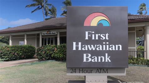 First bank of hawaii. First Hawaiian Bank was founded in 1858 and is Hawaii's largest bank. First Hawaiian is a full-service financial institution offering consumer and business banking services, online banking, deposits, loans, credit cards, mortgages, wealth management, trust, investment and insurance products. The bank has 51 branches in Hawaii, Guam and Saipan. 