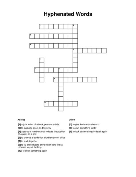 First class hyphenated crossword. Answers for FIRST CLASS: HYPH. crossword clue. Search for crossword clues ⏩ 2, 3, 4, 5, 6, 7, 8, 9, 10, 11, 12, 13, 14, 15, 16, 17, 22 Letters. Solve crossword clues quickly … 