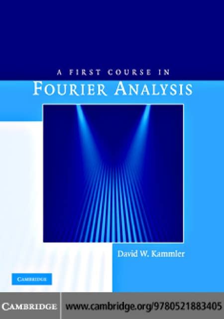 First course in fourier analysis solution manual. - Handbook of hydraulic resistance 4th edition.
