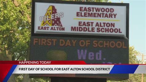 First day of school for East Alton School District