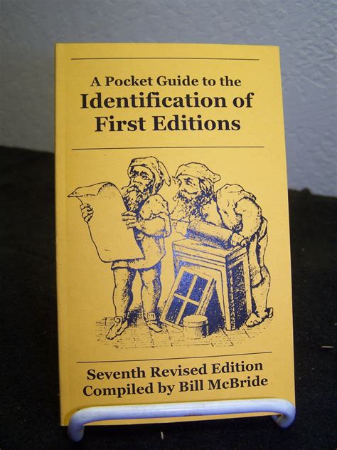 First editions a pocket guide for identifying them. - 1984 johnson model j2rcr service manual.