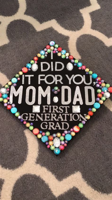 Dedicated 'For Grandma' Grad Cap.