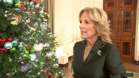 First lady Jill Biden receives official White House Christmas Tree