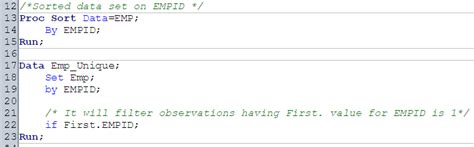 Re: first and last observations using proc sql. Since SQL is a c