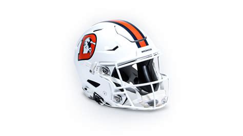 First look: Broncos unveil new snowcapped alternate helmets
