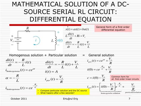 First order differential equation rl circuit.  It provides examples and s...