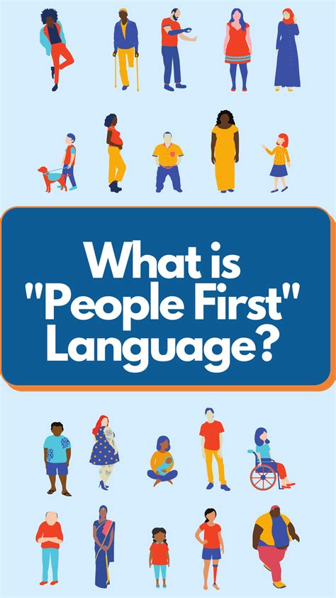 First person language disability. Person-first language puts the person first such as “person with a disability”. Identity-first language places the disability first such as “disabled person”. Whenever it is possible, ask each person how they identify and remember their preference. When that is not possible, the Mayor’s Office for People with Disabilities recommends ... 