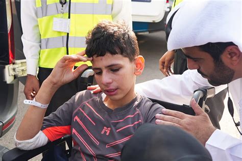 First planeload of wounded Palestinian children from Israel-Hamas arrives in United Arab Emirates