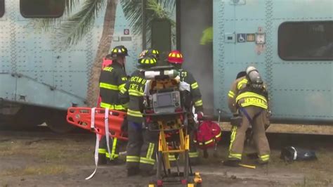 First responders conduct realistic drill for potential train emergency
