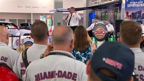 First responders discuss electric vehicle safety at Miami International Auto Show