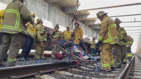 First responders drill for rail emergency in Los Angeles County