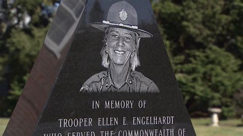 First responders join family in Yarmouth to dedicate memorial to fallen state trooper 