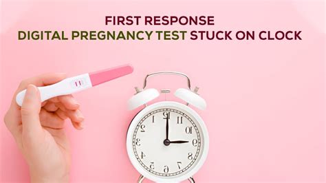 First response digital pregnancy test stuck on clock.  First Response T...