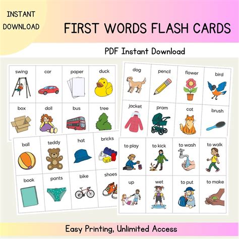Full Download First Words Flash Cards By Not A Book