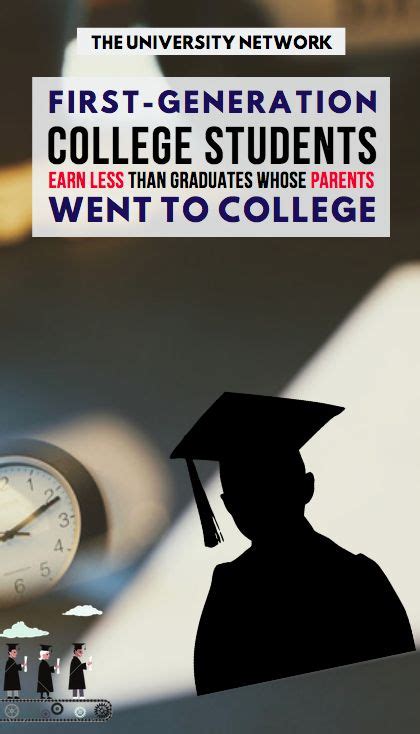 First-generation college students earn less than graduates whose parents went to college