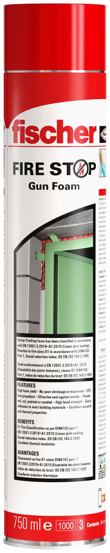 Fischer firestop foam datasheet pdf.  Details of the supplier of the safety...