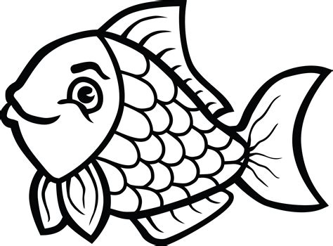 Fish Clipart Black and White Vector Images (over 1,100) …