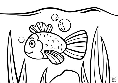 Fish Coloring Paper
