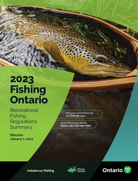 Fish Ont recreational fish regulations summ 2024 - Publications …