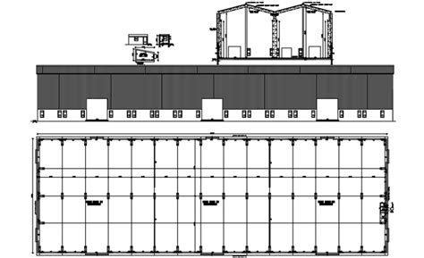 Fish Processing Plant Design and Structure and section Details dwg file Cadbull