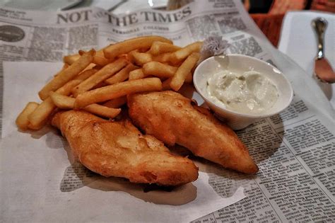 Fish and chips were great - Fork & Train Restaurant, Mossel Bay ...