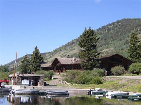 Fish lake resort. While shore fishing can yield a few bites, most people choose to cast a line from their boats out on this 120-foot-deep lake. (See how it fits in a 3-day fishing itinerary.) Three boat ramps on the west shore — Lakeside Resort Marina, Fish Lake Lodge Marina and Bowery Haven Marina — provide access for launching and seasonal docking. 