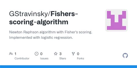 Fisher’s Scoring Algorithm? ResearchGate