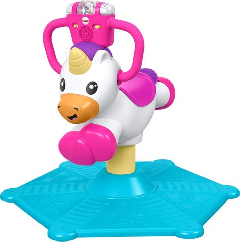 Fisher Price Bounce And Spin Unicorn Amazon