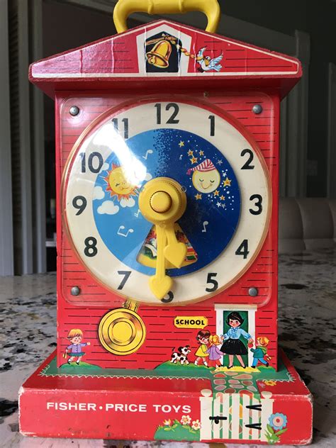 Fisher Price Music Box Teaching Clock