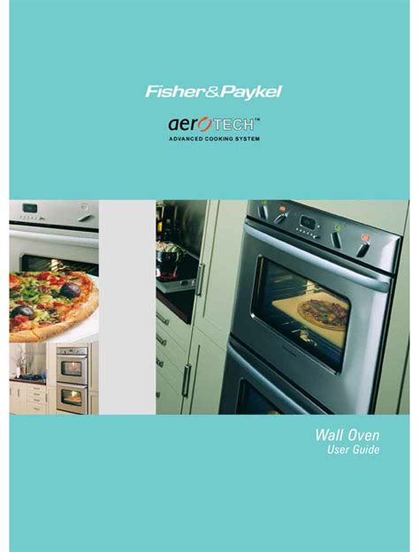 Fisher and paykel multifunction wall oven manual. - Zur topik von haus, garten, wald und meer-georges-arthur goldschmidt.