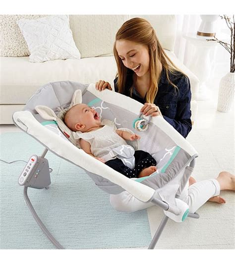 Fisher-Price® Soothing River Deluxe Newborn Auto Rock 'n Play™ Sleeper with SmartConnect™. 