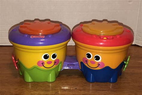 Fisher-Price 2006 Crawl Along Roll Expand Bongo Drums ... - eBay