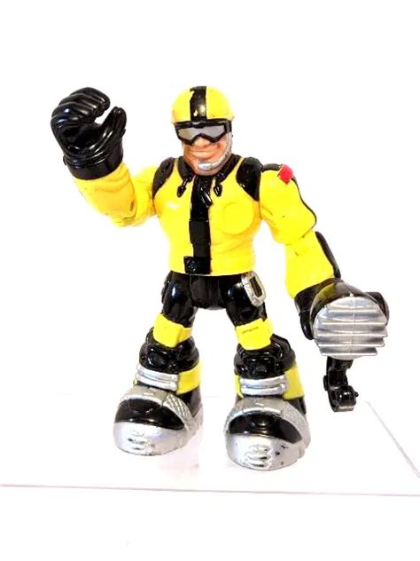 Fisher-Price Rescue Heroes Cop in Yellow Suit & Bob Sled 2001 …