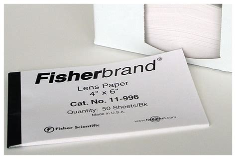 Fisherbrand™ Lens Paper 6L x 8 in. W (15.2 x 20.3cm); …