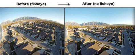 Fisheye distortion correction.  Straighten lines, correct perspective, and restore natural v...