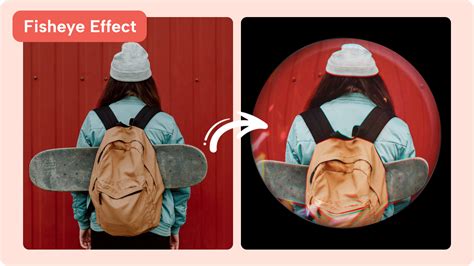 Fisheye video filter.  It is based on the angular mapping functions actually used in fish...