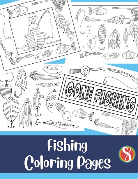 Fishing Coloring Shee