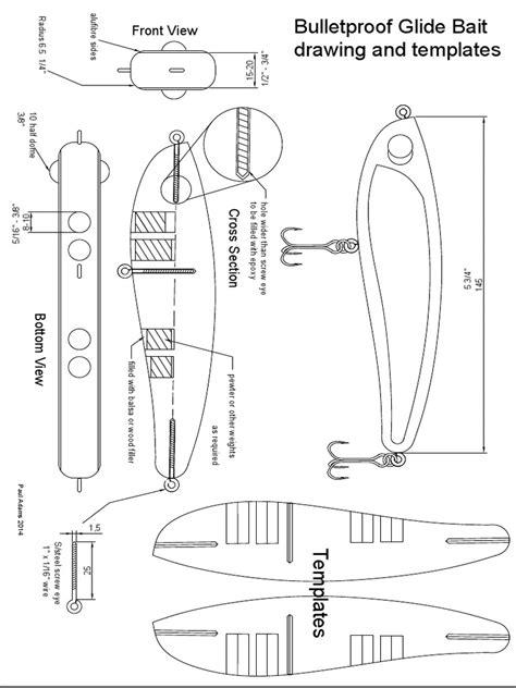 Fishing Lure Template