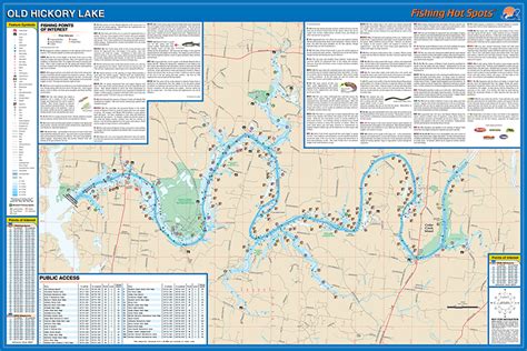 Fishing Old Hickory Lake In TN - Map, Fish Species, Lake Info