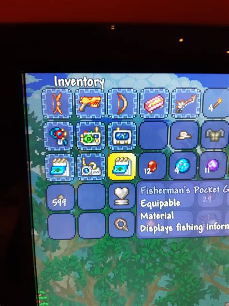 Got my golden fishing pole - that's nice enough - but I still haven't seen a single angler ear-ring, tackle box, pocket guide, weather radio or sextant. I wish there was a way to force these things from quest rewards, like a token reward system similar to the old one invasion event stuff.