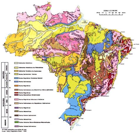 Fisiografia e geologia da güiana brasileira. - El libro de la naturaleza 9.