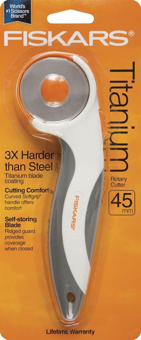 Fiskars Titanium Comfort Rotary Cutter 45Mm- Michaels