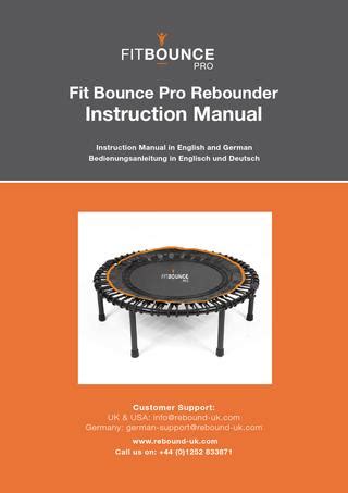 Fit bounce pro manual design issu by Purple Tasche