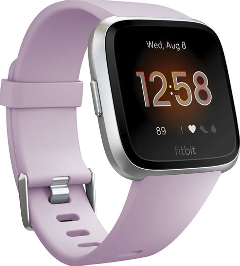 Fitbit and a watch. Fitbit is still using proprietary watch bands, but instead of having to mess with an annoying pin design like you did on Versa and Versa 2, watch bands now snap into place and pop out with the ... 
