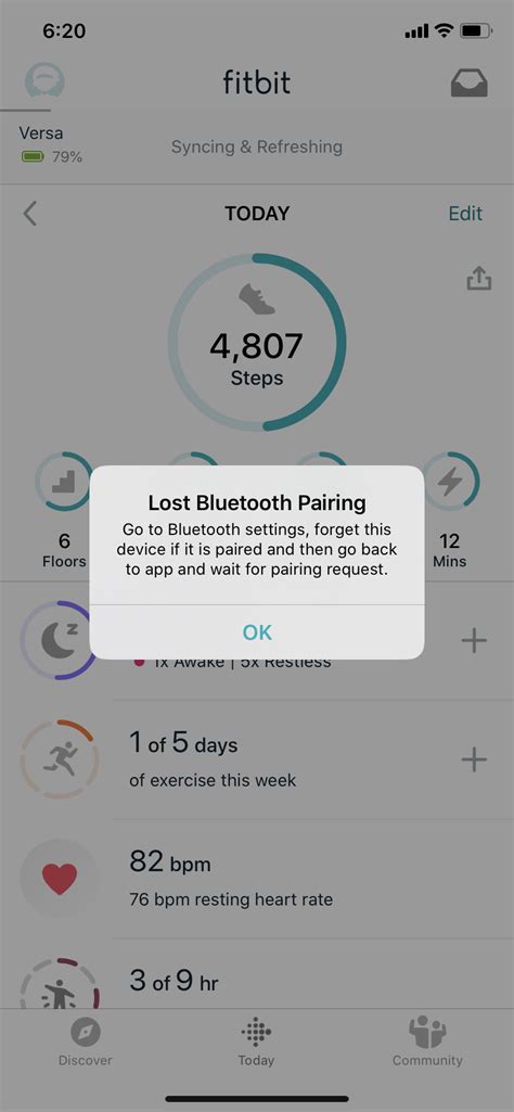 Fitbit keeps losing bluetooth connection iphone.  We would like to show you a description...