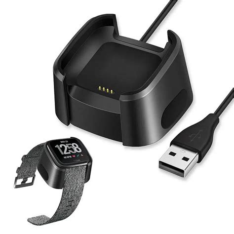 Fitbit versa charger. Note: Fitbit 2 charging cables will not work with the Fitbit Charge 3. Fitbit Versa and Versa Lite. The Fitbit Versa and Versa Lite features a similar cradle to the Blaze, but, like the older ... 