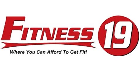Fitness 19 promo code. 1. Free Shipping. 1. Best Discount Today. 25%. There are a total of 15 active coupons available on the Club Fitness website. And, today's best Club Fitness coupon will save you 25% off your purchase! We are offering 6 amazing coupon codes right now. Plus, with 9 additional deals , you can save big on all of your favorite products. 